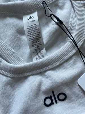 White Alo Yoga Tank top thumbnail 2