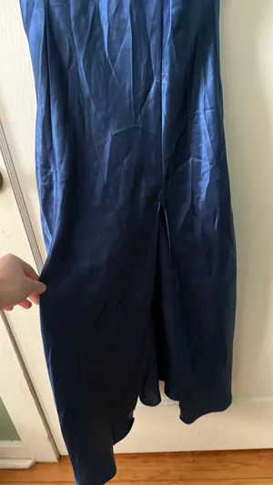 Silk Blue Dress thumbnail 2
