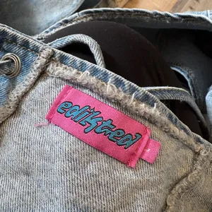 Edikted Denim Corset Halter Top thumbnail 3