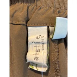 Nautile Olive Brown Athletic Pull On Zipper Ankle Pants Plus Size 1X thumbnail 10