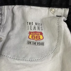 Route 66 Jeans Womens Black Relaxed Fit High Waist Denim Pants Casual *FLAW* GUC thumbnail 13