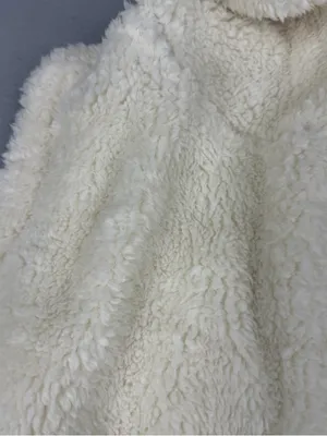 Koolaburra by UGG Sherpa Hooded Vest XL Cream Teddy Fleece Open Front thumbnail 2