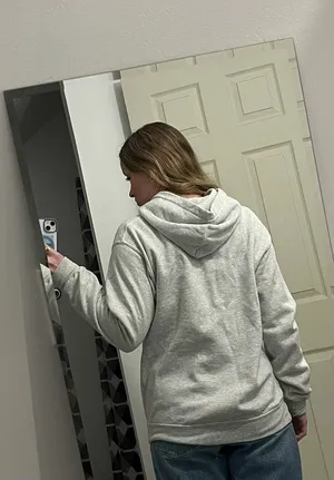 Gray Oversized Sweatshirt thumbnail 4