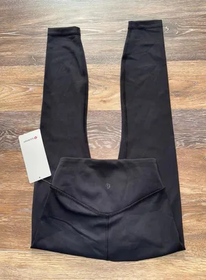 Lululemon Wunder Under SmoothCover High Rise 25” Black Size 2 NWT thumbnail 1