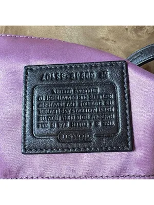 Coach Signature Sateen File Crossbody Bag Brown Black Style 43107 thumbnail 8
