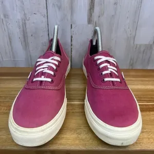 Vans Authentic Purple Canvas Low Top Lace-Up Sneakers - Men's 7.5 / Women's 9‎ thumbnail 2
