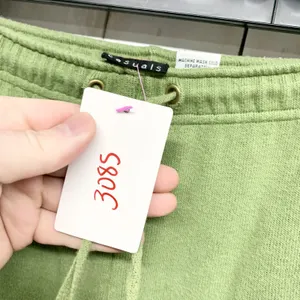 Vintage Onque‎ Casuals Pants Women Small Green Elastic Waist Drawstring Joggers thumbnail 7