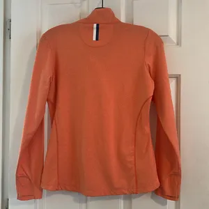 Rhoback Long Sleeve Quarter-Zip Pullover in‎ Coral thumbnail 6