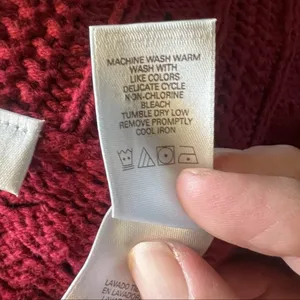 VTG JH Collectible Red Cardigan Sweater Women’s 3XL NWT! Grandmacore Ski Lodge thumbnail 8