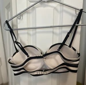 Black And White Bikini Top thumbnail 3
