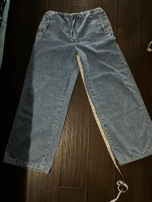 Zara NWOT  blue jeans size XL thumbnail 1