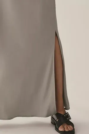 Anthropologie The Tilda Maxi Slip Skirt:Side-Slit Edition, Size XL thumbnail 4