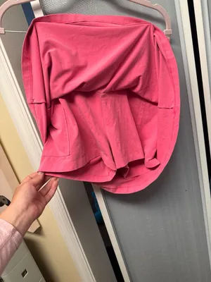 PINK Victoria's Secret V-Waist Athletic Skort with Pockets in Hot Pink thumbnail 3