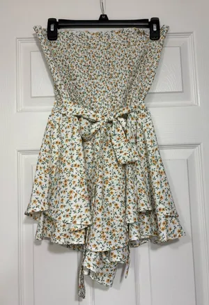 Altar'd State Floral Romper/dress thumbnail 1