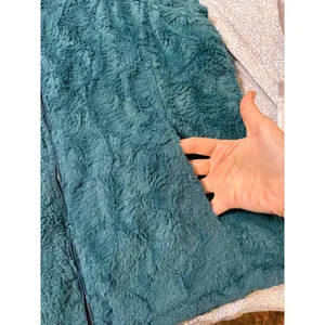 FREE COUNTRY Reversible Vest Teal Green‎ Size Large Full Zip Fur Water Resistant thumbnail 8