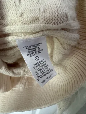 Cyrus Cable Knit Button-Front Women's Cardigan Sweater size L thumbnail 5