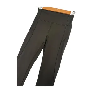 Lululemon In Movement Leggings Womens 4 Green Everlux High Rise 7/8 Yoga Workout thumbnail 4