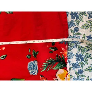 NAOO Red Floral Tropical Women's Maxi Dress Size M thumbnail 8