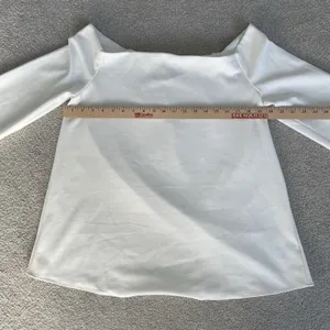 Tuckernuck White Miranda Off The Shoulder Blouse Top 3/4 Sleeve Women's Size XL thumbnail 11