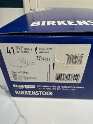 Birkenstock Boston VL/Fell black suede thumbnail 2