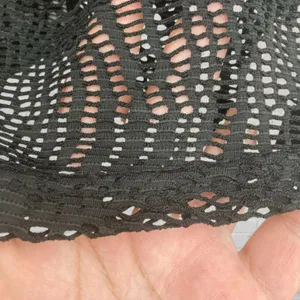 Alexa & Stella Black Crochet Mesh Swim Cover-Up Dress L Beachy Summerdress Chic thumbnail 10