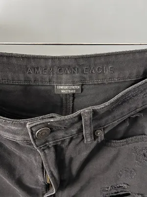 Black ripped American eagle jeans  thumbnail 3
