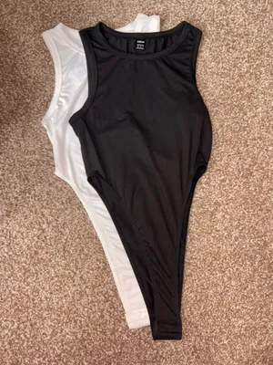 SheIn Black and White Bodysuits thumbnail 3