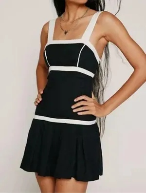 Urban Outfitters New kimchi blue linen dress thumbnail 1