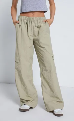 PacSun Baggy Parachute Pants thumbnail 1