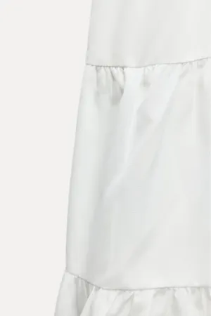 Zara dress mini Boho floral ruffle Poplin flowy cotton white summer vacation thumbnail 7