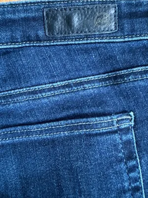 AG Adriano Goldschmied The Prima Mid Rise Cigarette Jeans Women’s 28R Dark Wash thumbnail 8