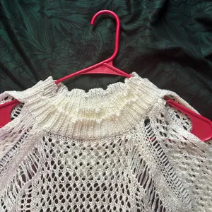 POL White Knit Sweater thumbnail 3