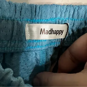 Madhappy NWT Aqua Blue Athletic Basketball‎ Shorts thumbnail 6