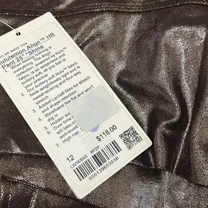 NWT Align HR 25” Legging Shine Foil Print French Press Size 12 thumbnail 6