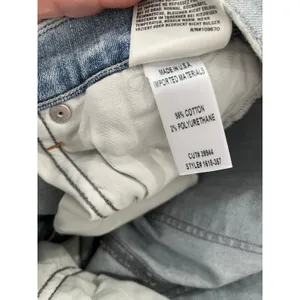 Citizens of Humanity Fleetwood High Rise Flare‎ Light Wash Raw Hem Jeans Sz 27 thumbnail 11