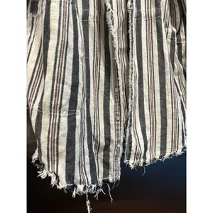 We The Free Women'S Button Front Flowy Shirt Jacket Stripe Medium M thumbnail 3