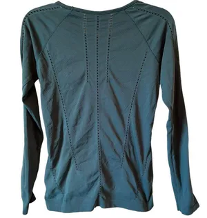 Athelta Foothills Long Sleeve Top in Nordic Teal thumbnail 5