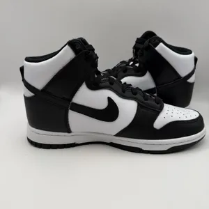 Nike Dunk High Retro Panda Black White Women's‎ Sz 8 Men 6.5 Sneakers DD1399-105 thumbnail 6