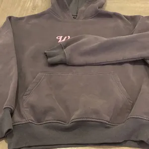 White Fox Boutique Dusty Purple Hoodie with Pink Logo thumbnail 1