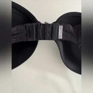 Aerie Black Bra‎ With Small Buttons 34C thumbnail 3