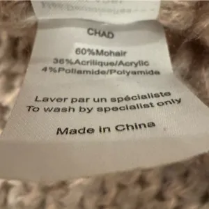 Mes Demoiselles chunky Mohair Blend Sweater V-Neck size Medium oversized thumbnail 10