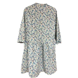 Tuckernuck Calico Ditsy Floral Royal Shirt Dress Blue White Size Small thumbnail 5