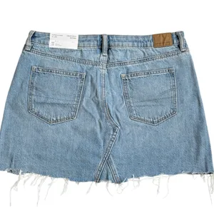 NWT American Eagle Super High Rise A-Line Denim Skirt Size 10 / 30 thumbnail 7