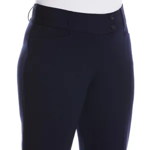 NWT Rafaella Womens Plus Size Curvy Fit Bootcut Pants with Pockets Navy Blue 18W thumbnail 4