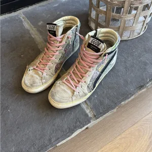 Golden Goose Slide Multicolor High-Top Sneakers thumbnail 4