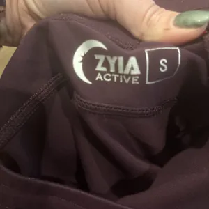 Zyia Active‎ Unwind Joggers Womens Small Plum Ankle Gym Lounge Stretch EUC thumbnail 6