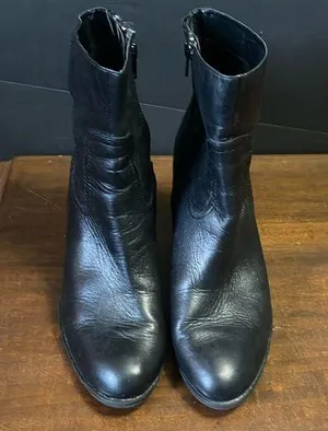 a.n.a black leather women’s boot sz9 thumbnail 1