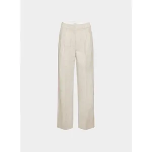 Aritzia The Effortless Pant CruiseLinen in natural ecru, size 0, regular length thumbnail 4