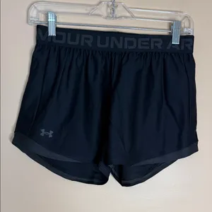Under Armour Women's Black Athletic Training Shorts thumbnail 1