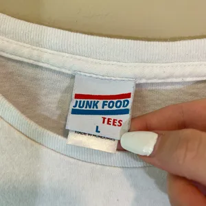 Junk Food Clothing White Racing Car Tee thumbnail 2
